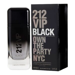 Carolina Herrera 212 Vip Black Cologne for Men 3.4oz/100ml EDT