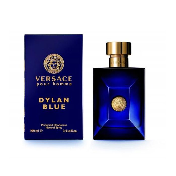Dylan Blue Deodorant Spray by Versace for Men – 3.4 oz / 100 ml