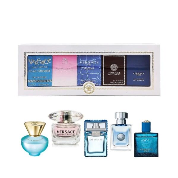 Versace 5 Pcs Mini Gift Set by Versace (Unisex)