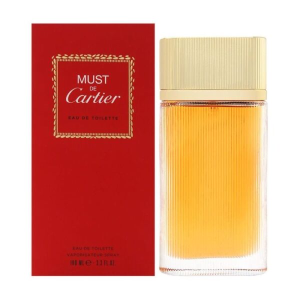 Must De Cartier by Cartier for Women – 3.4 oz 100ml Eau de Toilette